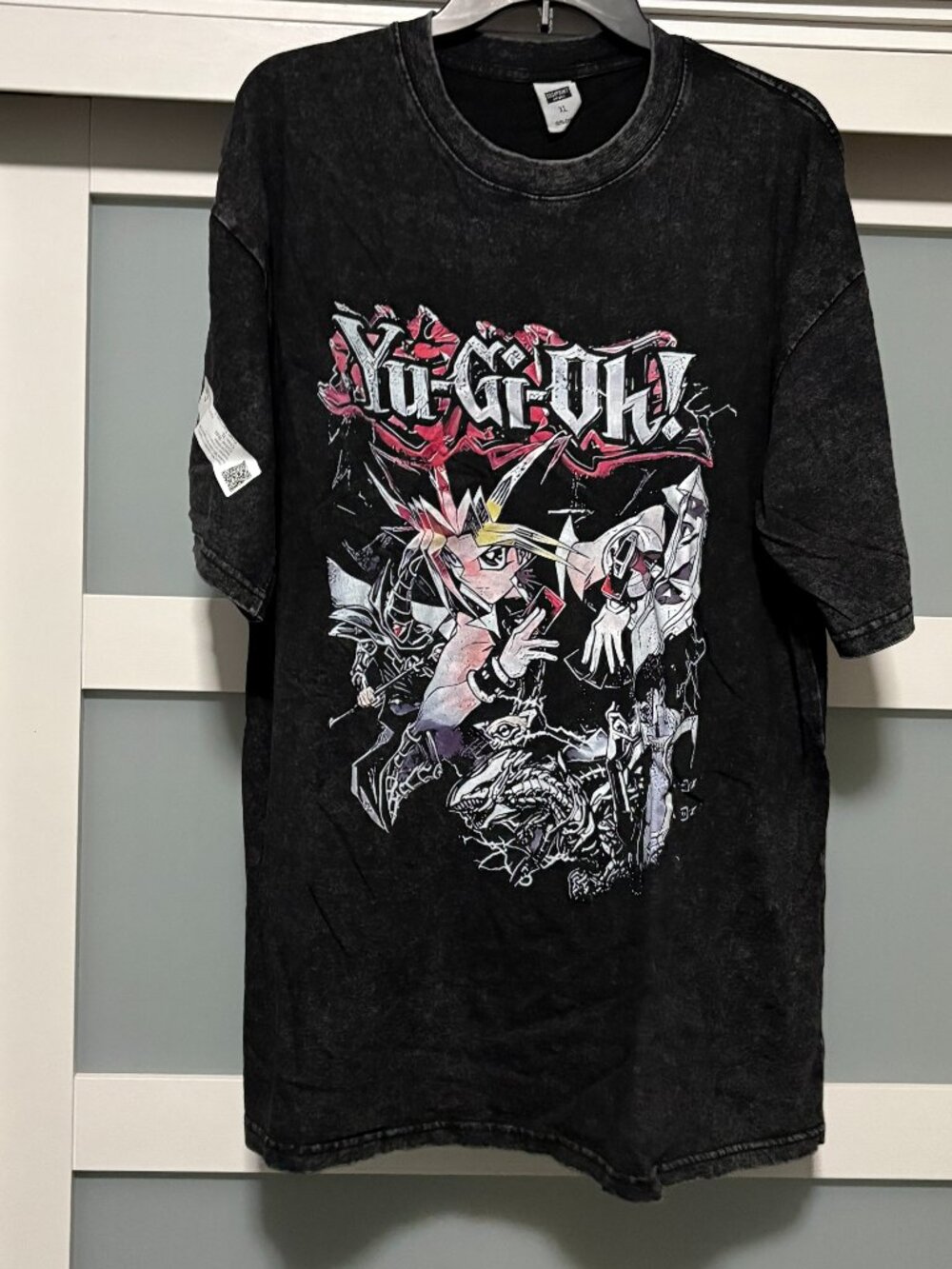 Digiprint Heather Black Yu-gi-oh Screen print T-shirt  sz XL S/S NEW